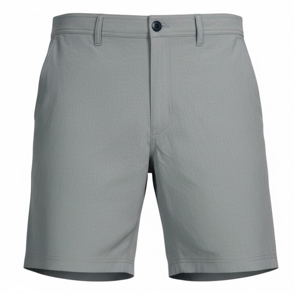 Quiet Storm Surf Shop Men's Heather Hybrid Shorts Gray Size 36 4 Way‎ Stretch
